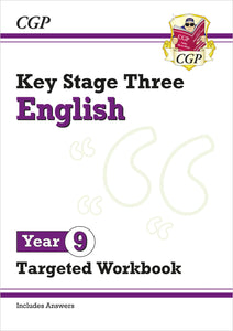 Year 9 Maths, English & Science, 6 Workbook Bundle for ages 13 -14 KS3