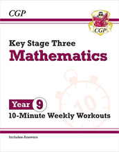 Load image into Gallery viewer, Year 9 Maths, English &amp; Science, 6 Workbook Bundle for ages 13 -14 KS3