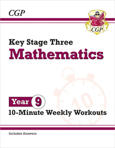 Year 9 Maths, English & Science, 6 Workbook Bundle for ages 13 -14 KS3