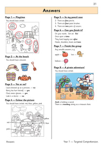 Year 1 English Targeted Question Book KS1:  Reading Comprehension - Book 1