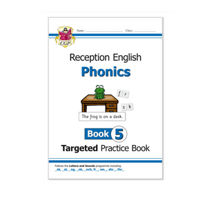 Reception English Practice 5 Work Book Bundle: Phonics Books 1-5