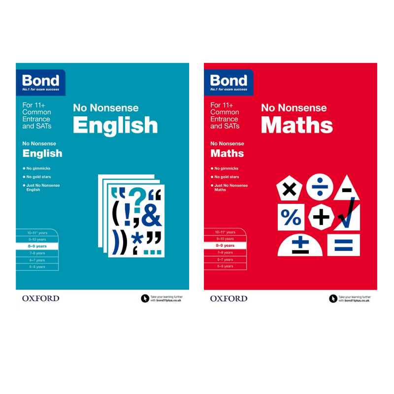 Year 4 Bond Maths English No Nonsense Book Bundle KS2 Primary